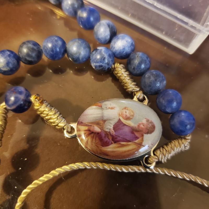 Denario con medalla de La Virgen