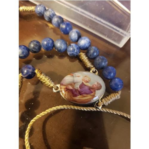 Denario con medalla de La Virgen