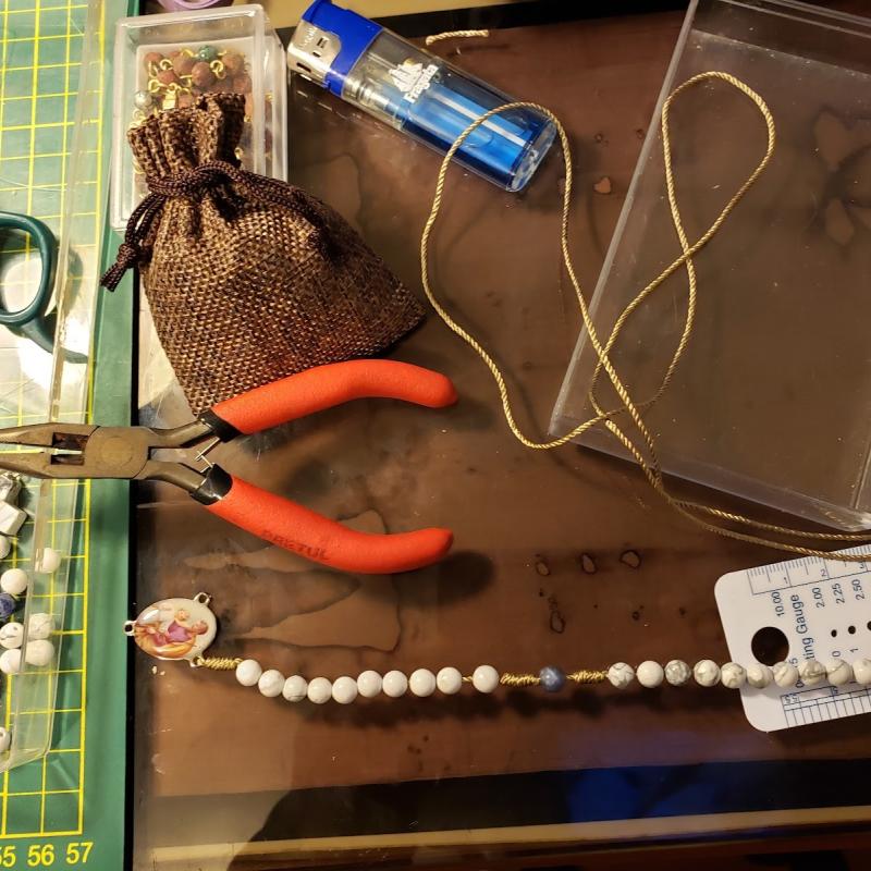 Conjunto de materiales para la elaboración de artículos devocionales